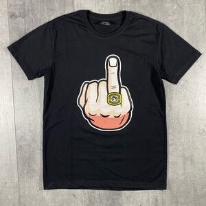 Y2k Middle Finger Tee Shirt